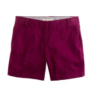 4. 5″ Chino Short in Port Wine by J.Crew